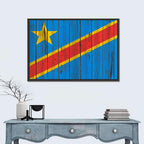 Democratic Republic of the Congo Flag Wall Art