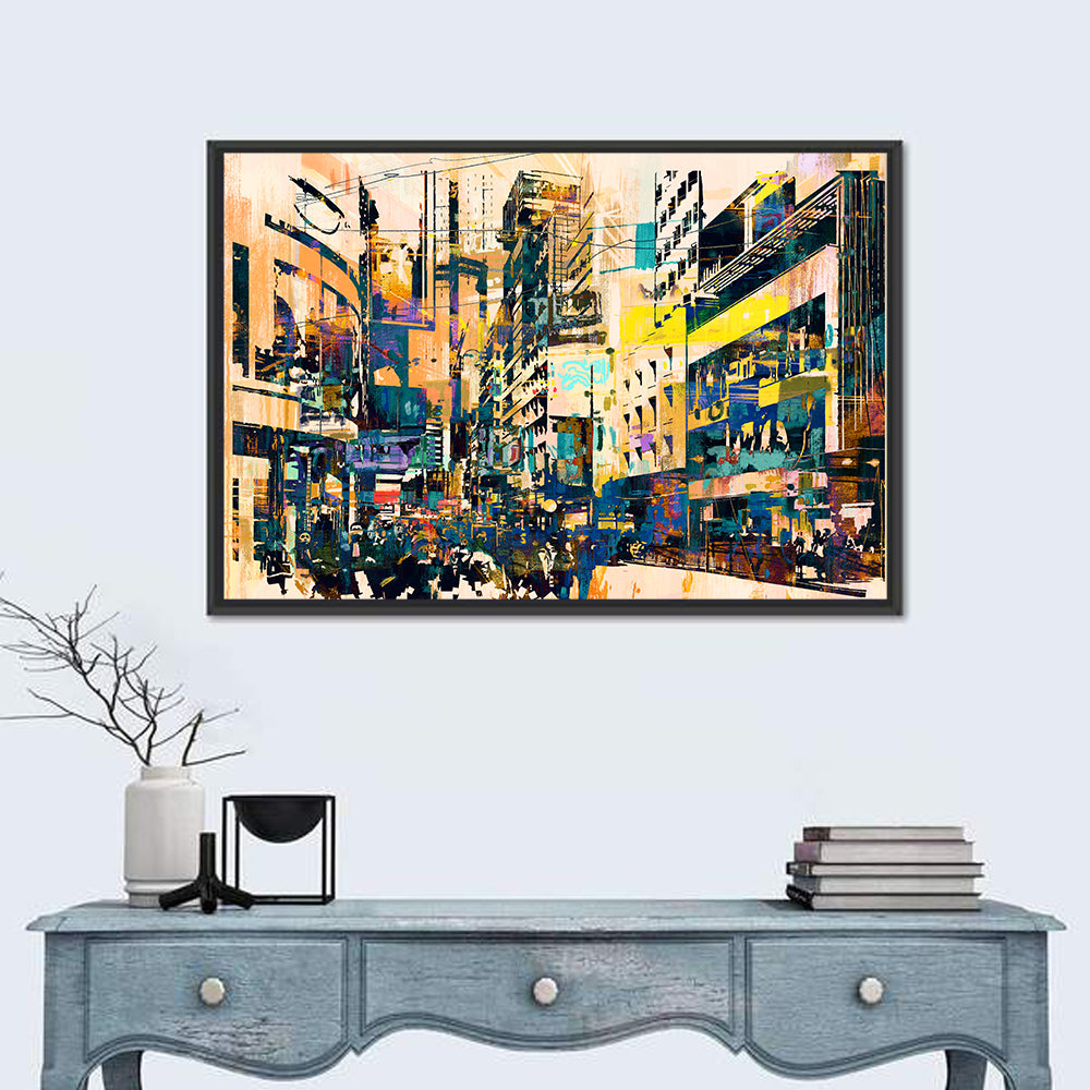 Urban Corridor Abstract Wall Art