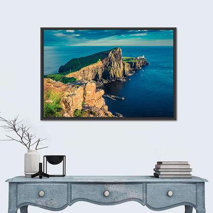 Neist Point Lighthouse Sunset Wall Art