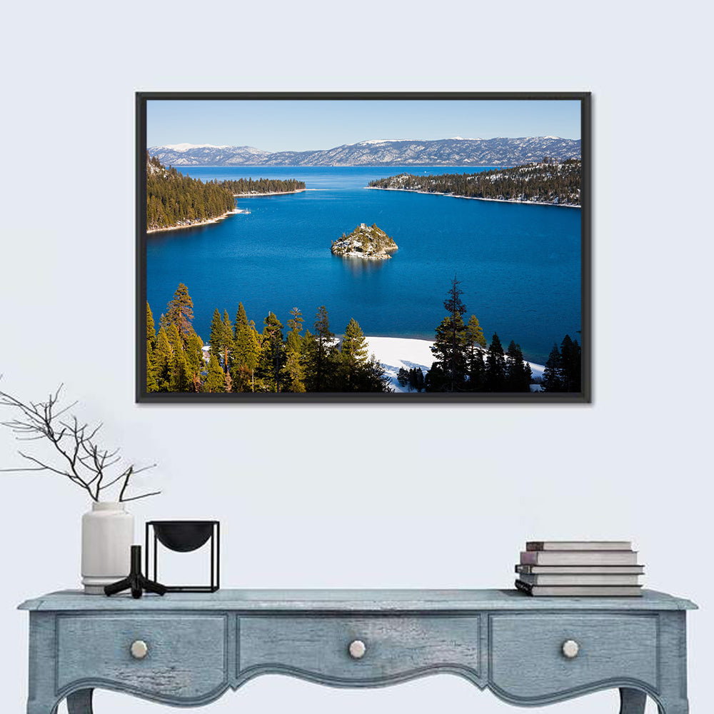 Emerald Bay Winter View Wall Art