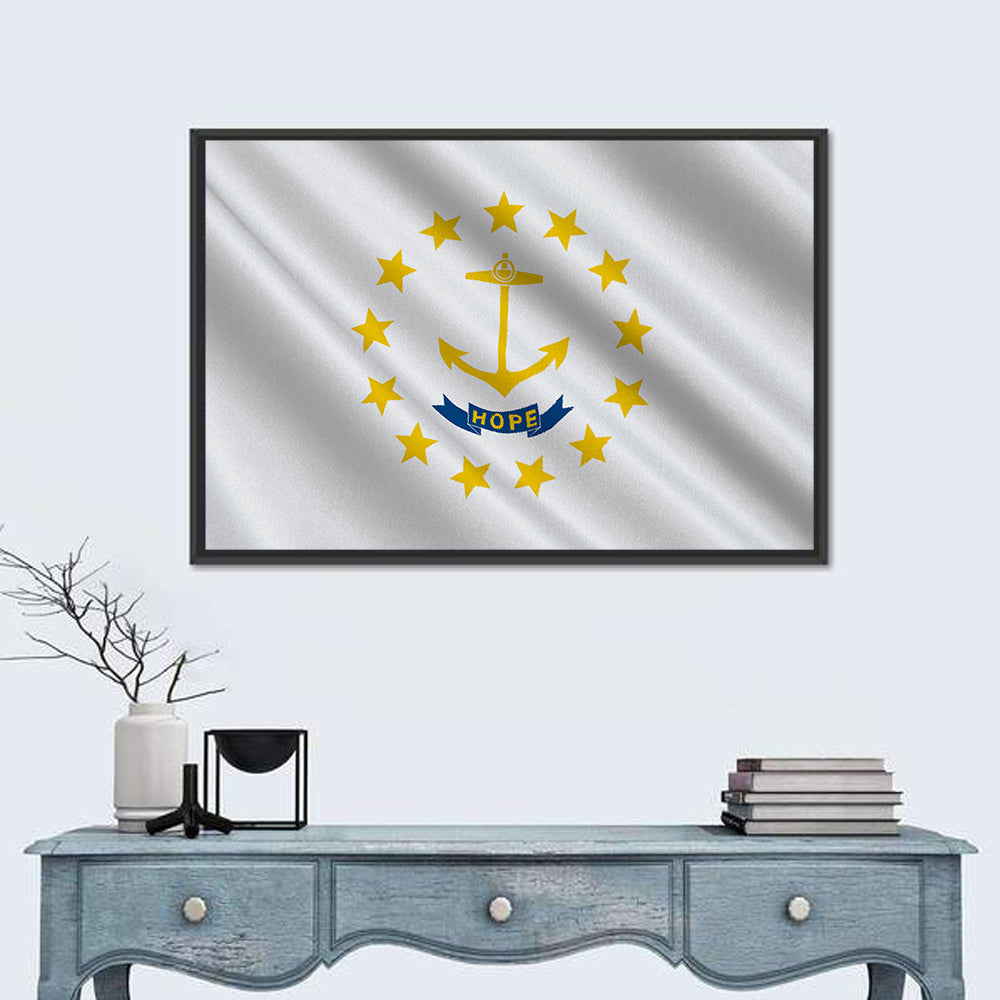 Rhode Island State Flag Wall Art
