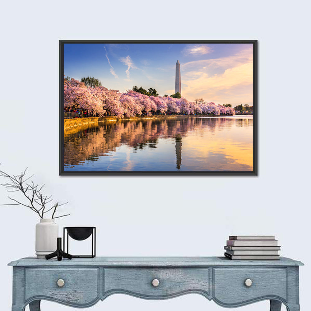 Washington Monument at Tidal Basin Wall Art