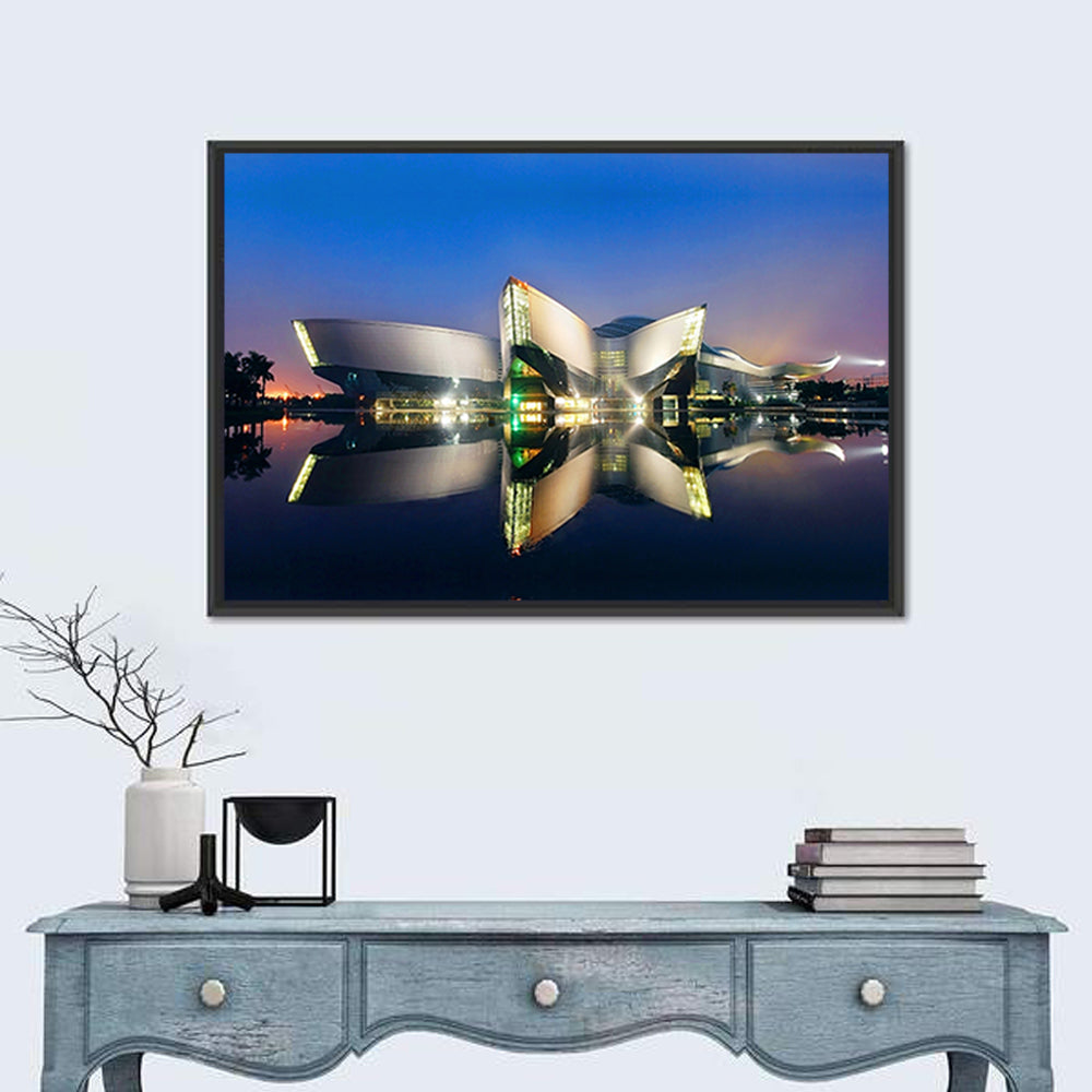 Guangdong Science Center Night Reflection Wall Art in a room, landscape