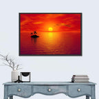 Coconut Island Sunset Wall Art