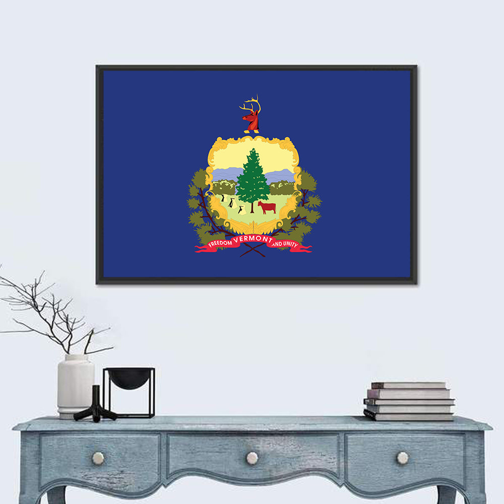 Vermont State Flag Wall Art
