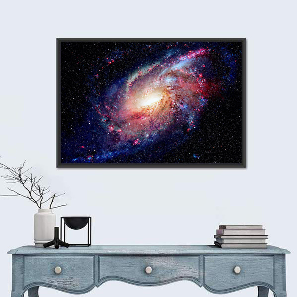 Spiral Galaxy and Nebula Wall Art
