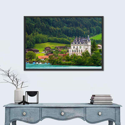 Mansion on Lake Brienz Wall Art