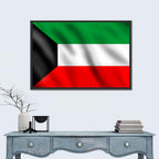 Flag of Kuwait Wall Art
