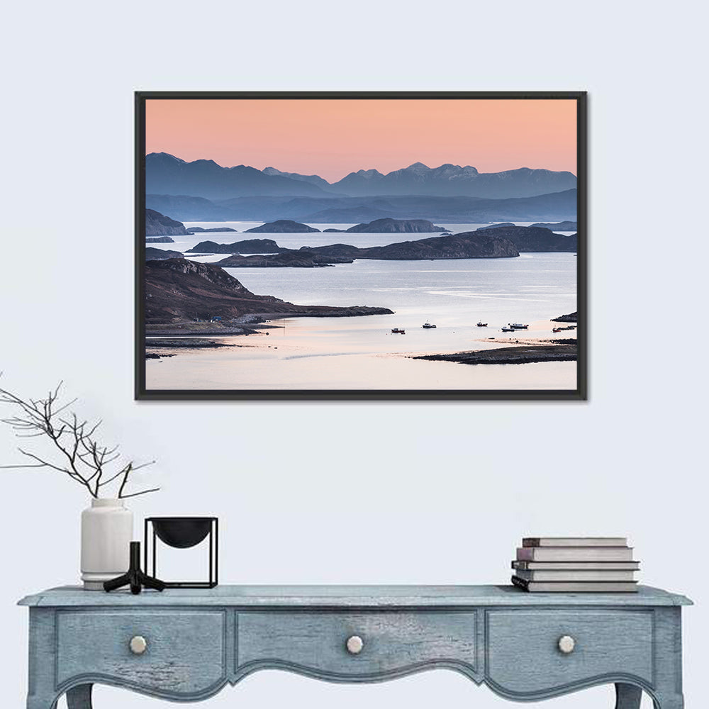 Summer Isles at Althandhu Wall Art in a room, landscape