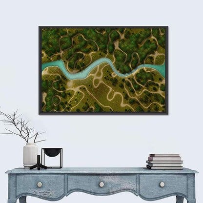 Birds-eye River Trail Wall Art