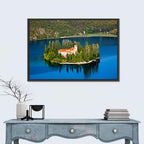 Visovac Monastery on Lake Krka Wall Art