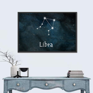 Libra Horoscope Constellation Wall Art