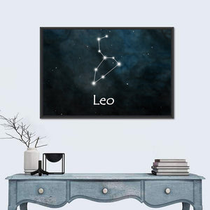 Leo Horoscope Constellation Wall Art