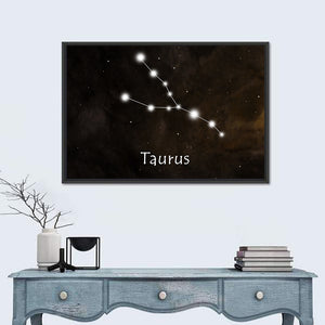 Taurus Horoscope Constellation Wall Art