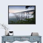 New River Gorge Bridge at Dusk Wall Art