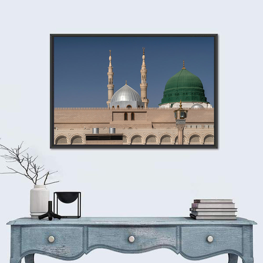 Green Dome of Al-masjid An-nabawi Wall Art
