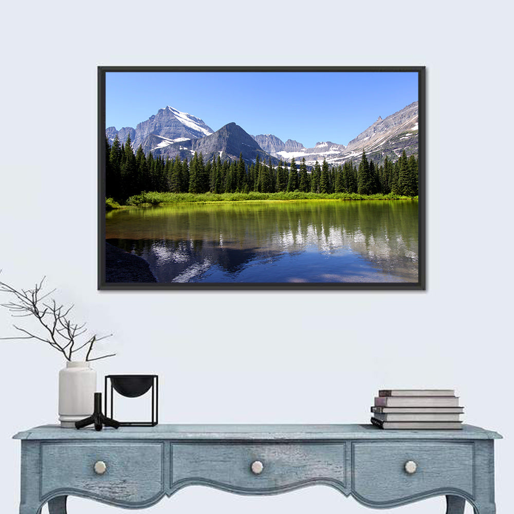 Swift Current Lake Reflection Wall Art