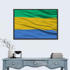 Gabon National Flag Wall Art