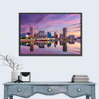 Baltimore Inner Harbor Skyline Wall Art