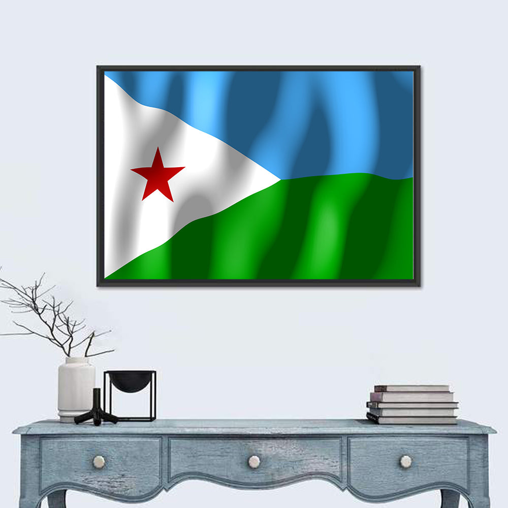Flag of Djibouti Wall Art