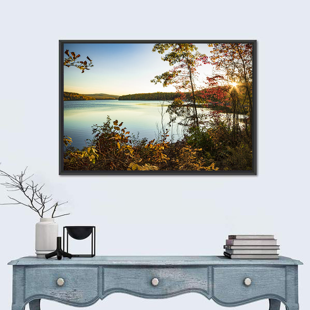 Lake Scranton At Sunset Wall Art