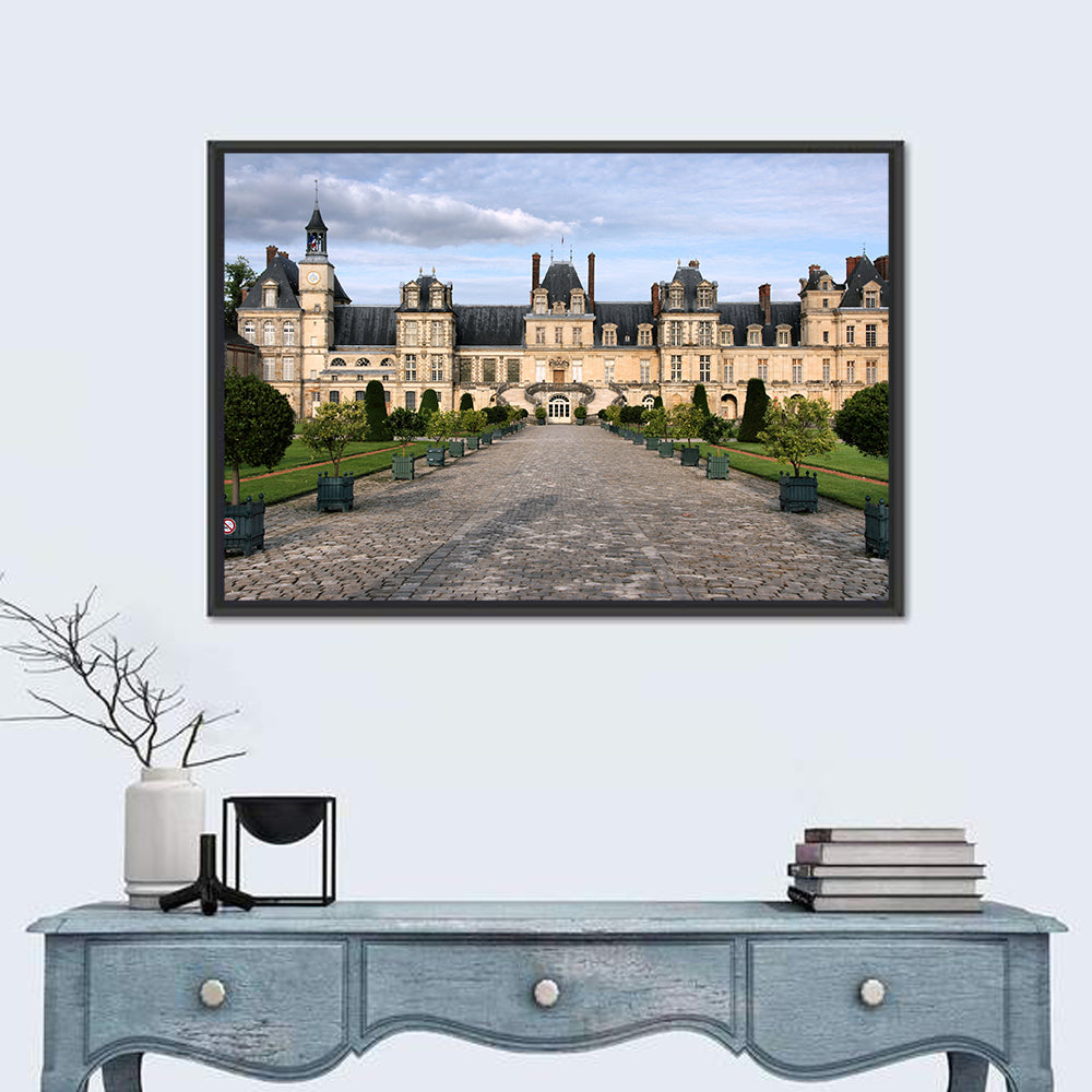 Palace of Fontainebleau, France Wall Art in a room, landscape