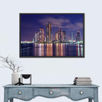 Tokyo Night Skyline Wall Art