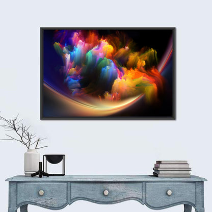 Fractal Music Nebula Wall Art