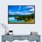 Abraham Lake Shoreline Wall Art