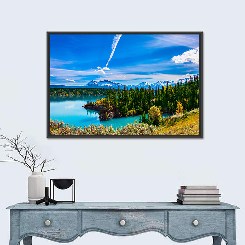 Abraham Lake Shoreline Wall Art