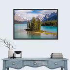 Spirit Island at Maligne Lake Wall Art