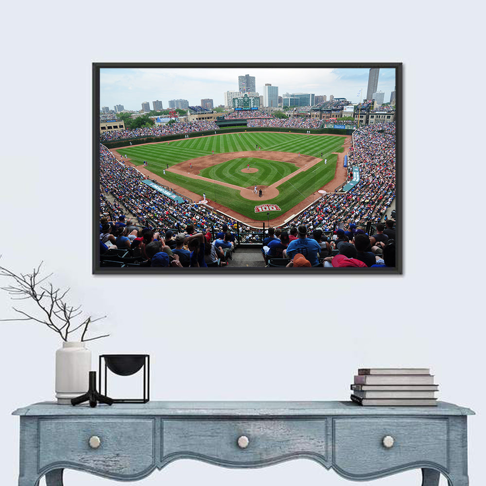 Wrigley Field Crowd Panorama Wall Art