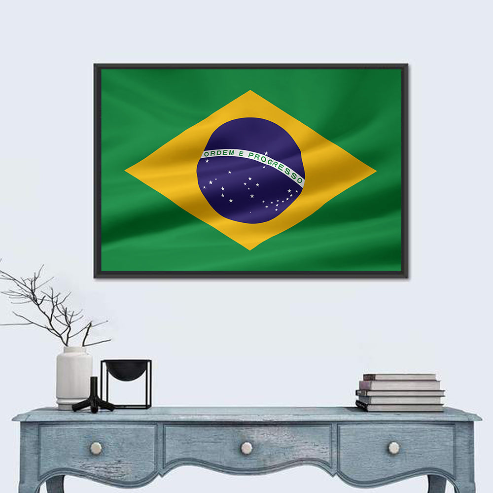 Flag Of Brazil Wall Art