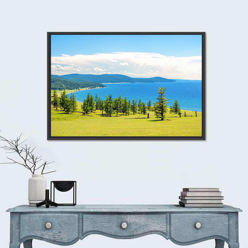Lake Hovsgol, Mongolia Wall Art in a room, landscape