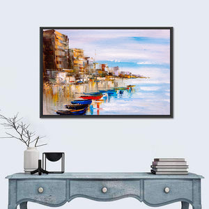 Harbor Oil Painting Wall Art