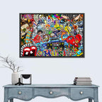 Urban Music Collage Wall Art