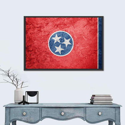 Flag Of Tennessee State Wall Art