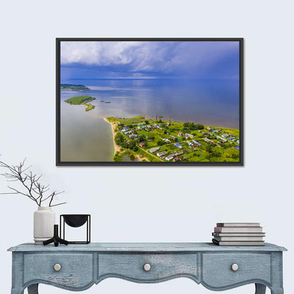 Pskov Lake and Talabski Islands Wall Art