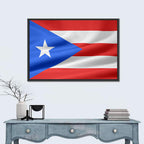 Flag of Puerto Rico Wall Art