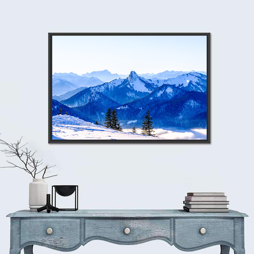 Wallberg Mountain Near Tegernsee Wall Art in a room, landscape