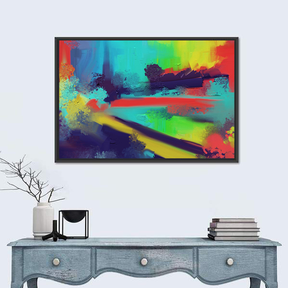 Vibrant Abstract Color Study Wall Art