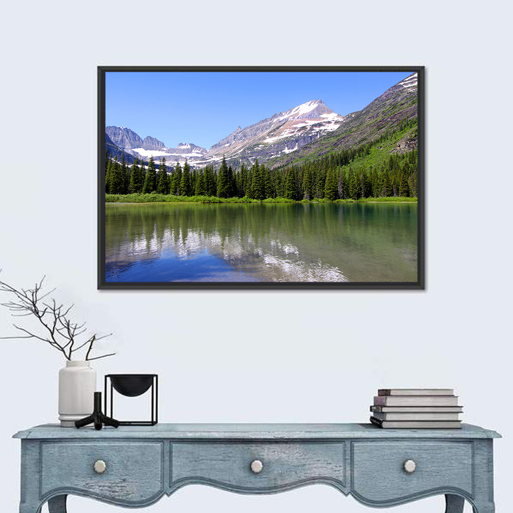 Swift Current Lake Reflection Wall Art