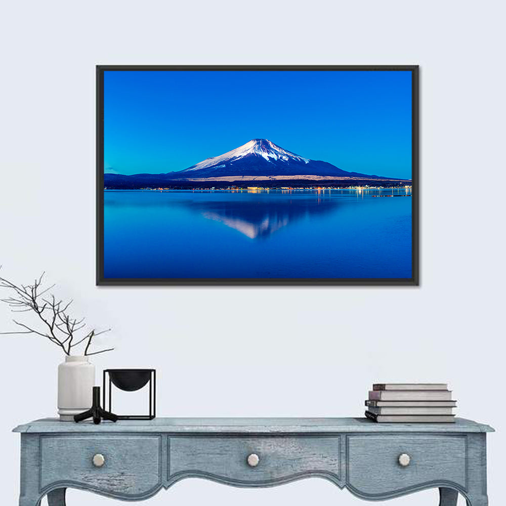 Mount Fuji Reflection Over Lake Yamanaka Wall Art