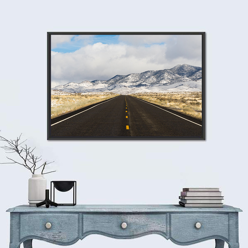 Great Basin Central Nevada Highway Wall Art in a room, landscape