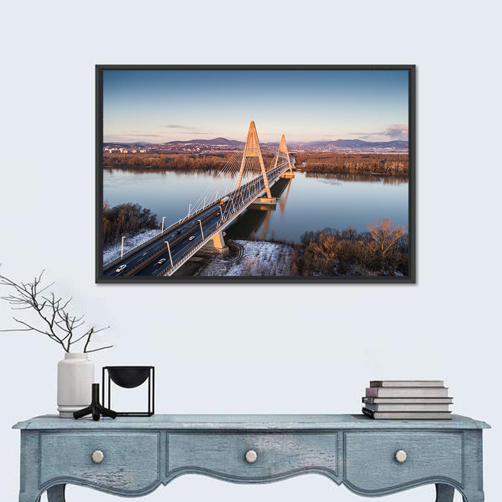 Megyeri Bridge Over the Danube Wall Art