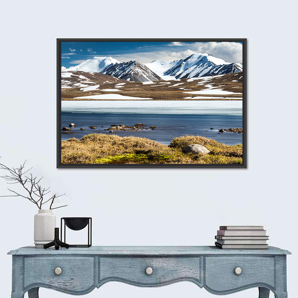 Barskoon Mountain Range Wall Art in a room, landscape