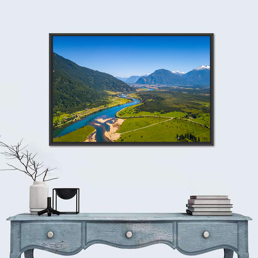 Puerto Aysen River Valley Wall Art
