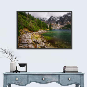 Mountain Lake In High Tatras Slovakia Wall Art