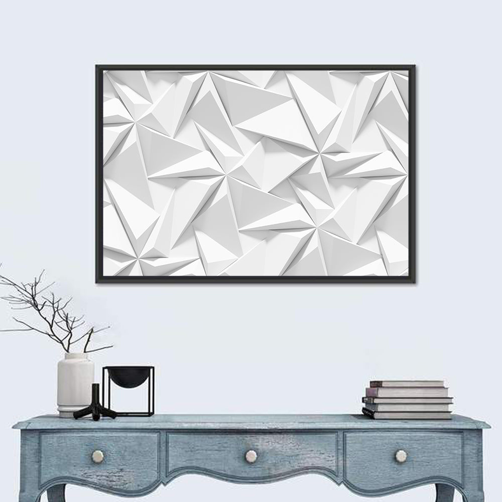 Origami Paper Geometric Pattern Wall Art
