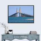 Sunshine Skyway Bridge, Cable-stayed View Wall Art